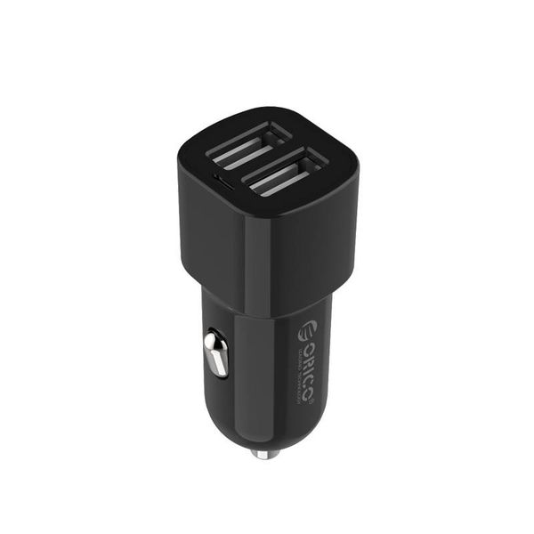 Orico 2 port USB car charger 12V / 24V 3.4A max 17W with Intelligent IC - black