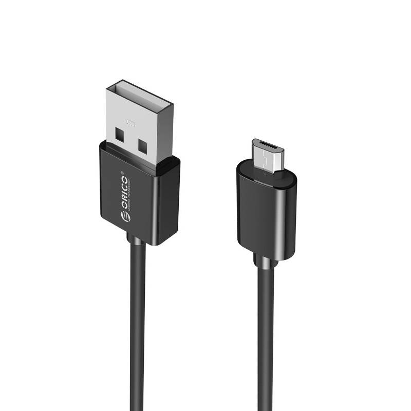 Micro USB charging cable Fast Charge and data cable - 1 meter black