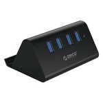 Orico Support pour smartphone et tablette HUB USB3.0 4 ports - Noir