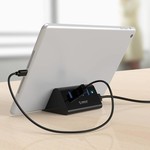 Orico Support pour smartphone et tablette HUB USB3.0 4 ports - Noir