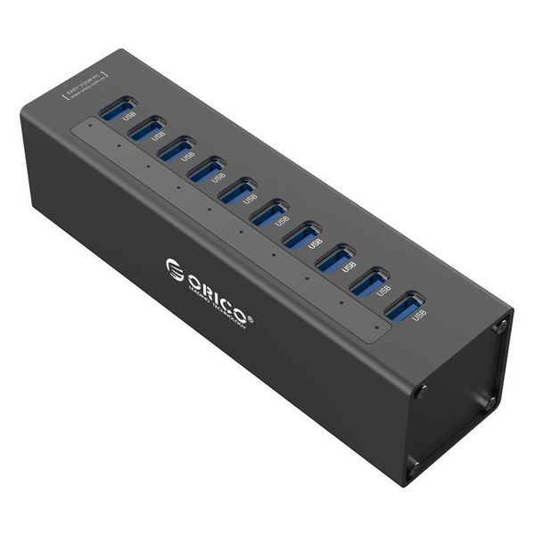 Orico 10 Poort USB 3.0 HUB met 12V stroom adapter