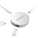 Orico USB Typ C zu HDMI Konverter mit 1x USB Typ C und 1x USB 3.0 Hub