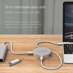 Orico USB Typ C zu HDMI Konverter mit 1x USB Typ C und 1x USB 3.0 Hub