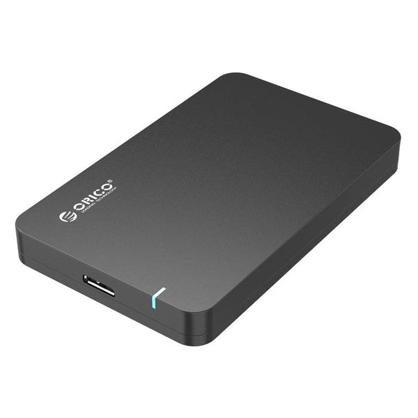 Orico Boîtier pour disque dur 2,5 pouces - HDD / SSD - USB3.0 - 5Gbps - UASP - plastique ABS - Noir