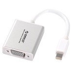 Orico Aluminium Mini Displaypoort naar VGA Adapter - HDTV 1920 x 1080P - 17 cm - Zilver