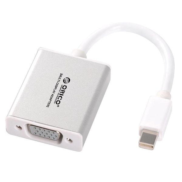 Orico Aluminium Mini Display Port zum VGA Adapter - HDTV 1920 x 1080P - 17 cm - Silber