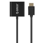 Orico Ein HDMI-auf-VGA-Adapter - Full HD - vergoldet - 17 cm - schwarz