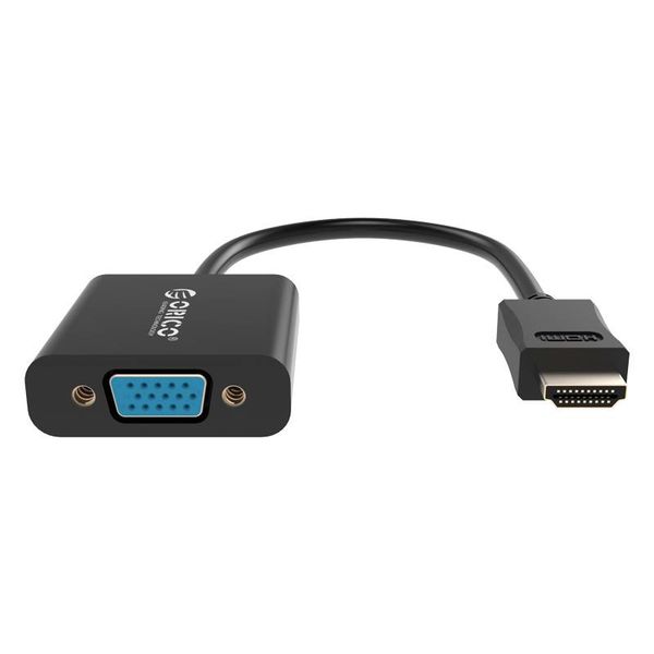 Orico Ein HDMI-auf-VGA-Adapter - Full HD - vergoldet - 17 cm - schwarz