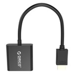 Orico HDMI A to VGA Adapter - Full HD - Gold-Plated - 17 cm - Black