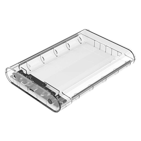 Orico Transparent Hard Drive Enclosure 3.5 inch Type-C - SATA III - USB3.0 - 5Gbps