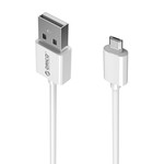 Orico 2 Meter Extra Lange Oplaadkabel – 3 Ampère - Fast Charge – Dataoverdracht – Micro USB - Wit