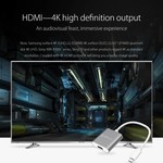 Orico Aluminium Typ C zu HDMI Adapter - 4K Ultra HD - für MacBook, Mi NoteBook Air, Huawei MateBook und Lenovo YOGA - Mac Style - 15CM Kabel - Grau
