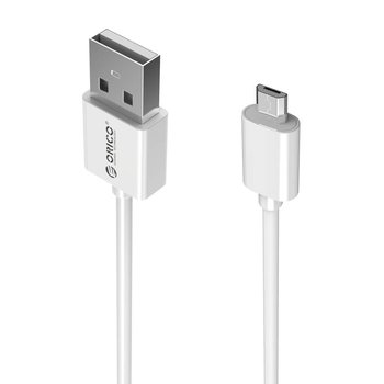 Orico 1 meter long Micro USB charging cable Fast Charge and data cable - White