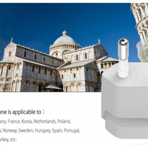 Orico World Travel Charger mit 4x USB3.0 Ports - Inkl. EU / UK / AUS-Anschluss tips - 34W - Weiß