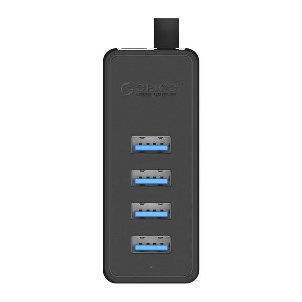 Orico USB3.0 Hub with 4 USB3.0 type-A ports - 5Gbps - 100CM Data Cable - OTG Function - for Windows, Linux and Mac OS - Black