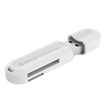 Orico Multifonction USB3.0 lecteur de carte pour les cartes mémoire SD TF & - clé USB 2To - Fonction OTG - 5Gbps - Blanc