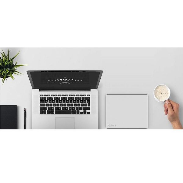 Ultra-thin aluminum mouse pad - silver - Orico