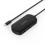 Orico 3in1 Typ C bis Typ C, USB 3.0 Typ A und HDMI 4K Adapter - mit Stromversorgung - Für Windows, Mac OS und Linux.