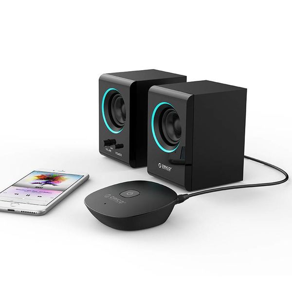 Orico Bluetooth 4.1 Audio Receiver mit 3,5 mm Audioausgang - Spezielle NFC-Funktion - Übertragungsbereich von 10 m - Ein / Aus-Schalter - LED-Anzeige - Schwarz