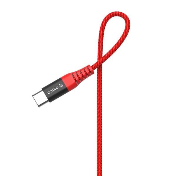 Orico 1 meter USB Type-C data and charging cable - 2.4A - Red