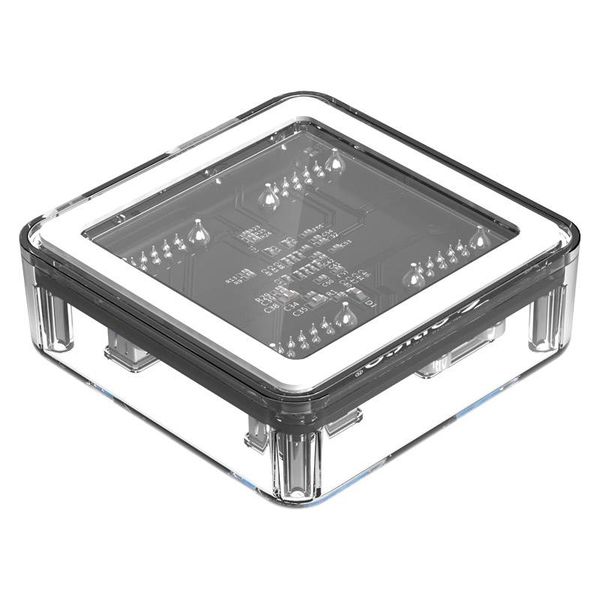 Orico Transparenter USB3.0 Hub mit 4 Ports - 5 Gbit / s - Spezielle LED-Anzeige - 30 cm Datenkabel