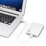 Orico Boîtier de disque dur USB3.0 2,5 pouces - HDD / SSD - Argent