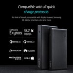 Orico Universele Quick Charge Powerbank - 10000mAh -compatibel met Type C  - Li-Po batterij - LED-indicator - Zwart