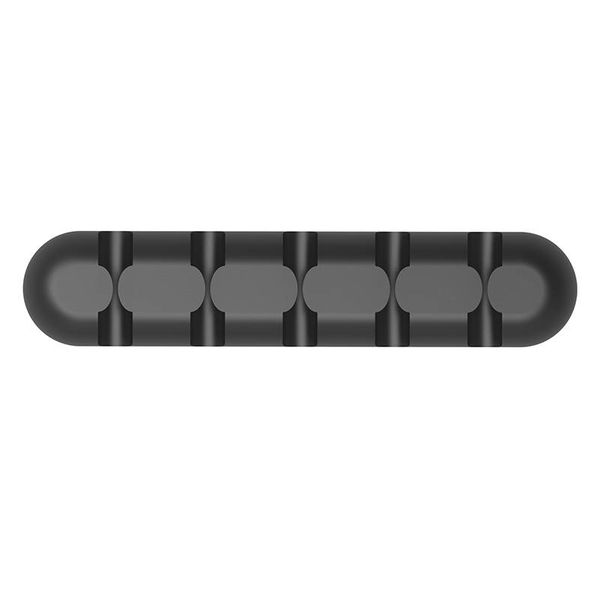 Orico Self-adhesive cable holder - Organize up to 5 cables of 5mm thick - 3M - black