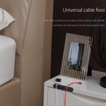 Orico Zelfklevende kabelhouder - Organiseer tot 5 kabels van 5mm dik - 3M - zwart