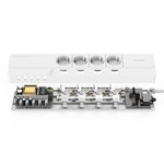 Orico USB power strip with 4 outlets and on / off switch - White