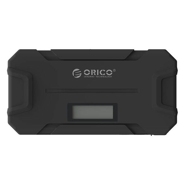 Orico 2-in-1 Jumpstarter en outdoor powerbank 12000mAh - Li-Po batterij - LED-indicator - Waterdichte rubberen behuizing – Zwart
