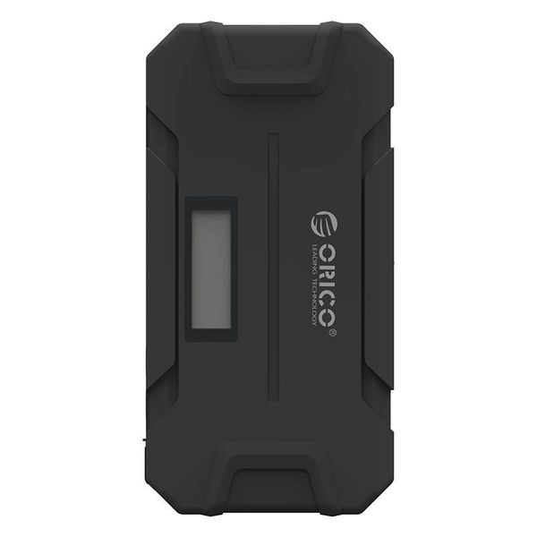 Orico Jumpstarter 2 en 1 et banque d'alimentation extérieure 12000mAh - Batterie Li-Po - Indicateur LED - Boîtier en caoutchouc étanche - Noir