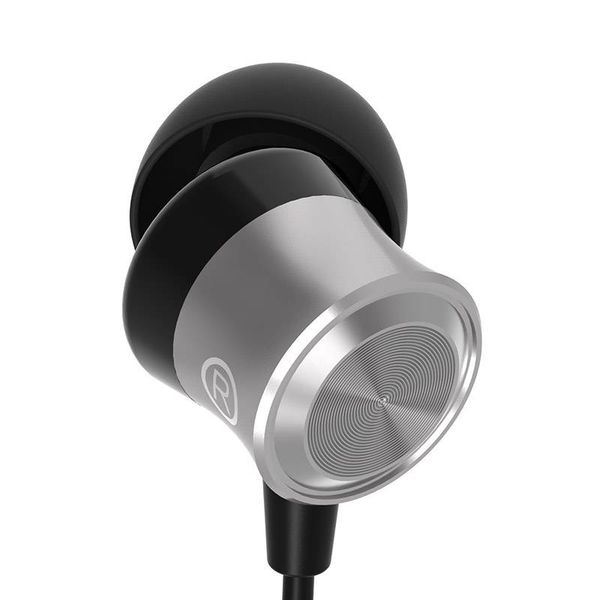 Orico Écouteurs intra-auriculaires avec microphone et bouton de commande - Jack 3,5 mm - Audio haute résolution - Noir