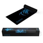 Orico Tapis de souris de jeu XXL en caoutchouc naturel - adapté aux designers - belle finition - design antidérapant - lavable - noir / bleu