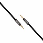 Orico 3,5 mm Stecker-Stecker-Audiokabel - Vergoldete Stecker - Länge: 1 Meter - Schwarz