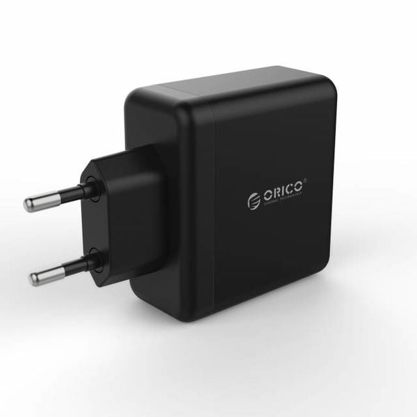 Orico Chargeur double compact - chargeur de voyage / maison avec 2 ports de chargement USB - puce IC - 15 W - noir