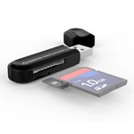 Orico Lecteur de carte USB3.0 pour cartes mémoire TF et SD - Fonction OTG - 5Gbps - Noir