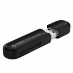 Orico USB3.0 Kaartlezer voor TF & SD Geheugenkaarten - OTG-functie - 5Gbps - Zwart