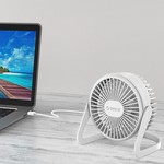 Orico Mini USB fan - rotates 360 degrees - 1.5W - <35dB -Incl. type-A to Micro B cable of 1M - White