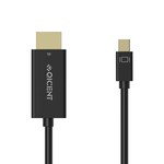 Gold überzogenes Mini Displayport auf HDMI-Kabel 2k HD - 5m schwarz - Copy