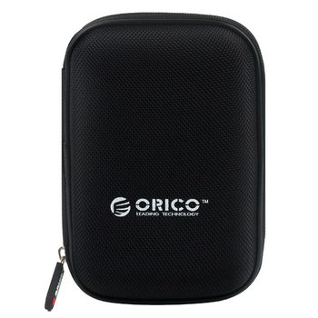 Orico Housse de protection portable pour disque dur 2,5 pouces - Étanche à l'humidité, à la poussière et antistatique - Noir