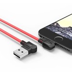 Orico USB Typ-A zu Lightning Ladekabel - 2.4A - Kabellänge: 1 Meter - Hochwertige Materialien - Rot