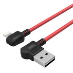 Orico USB Type-A naar Lightning laadkabel - 2.4A - Kabellengte: 1 meter - Hoge kwaliteit materialen - Rood