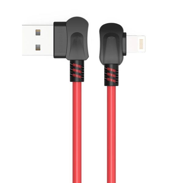 Orico USB Type-A to Lightning charging cable - 2.4A - Cable length: 1 meter - High quality materials - Red