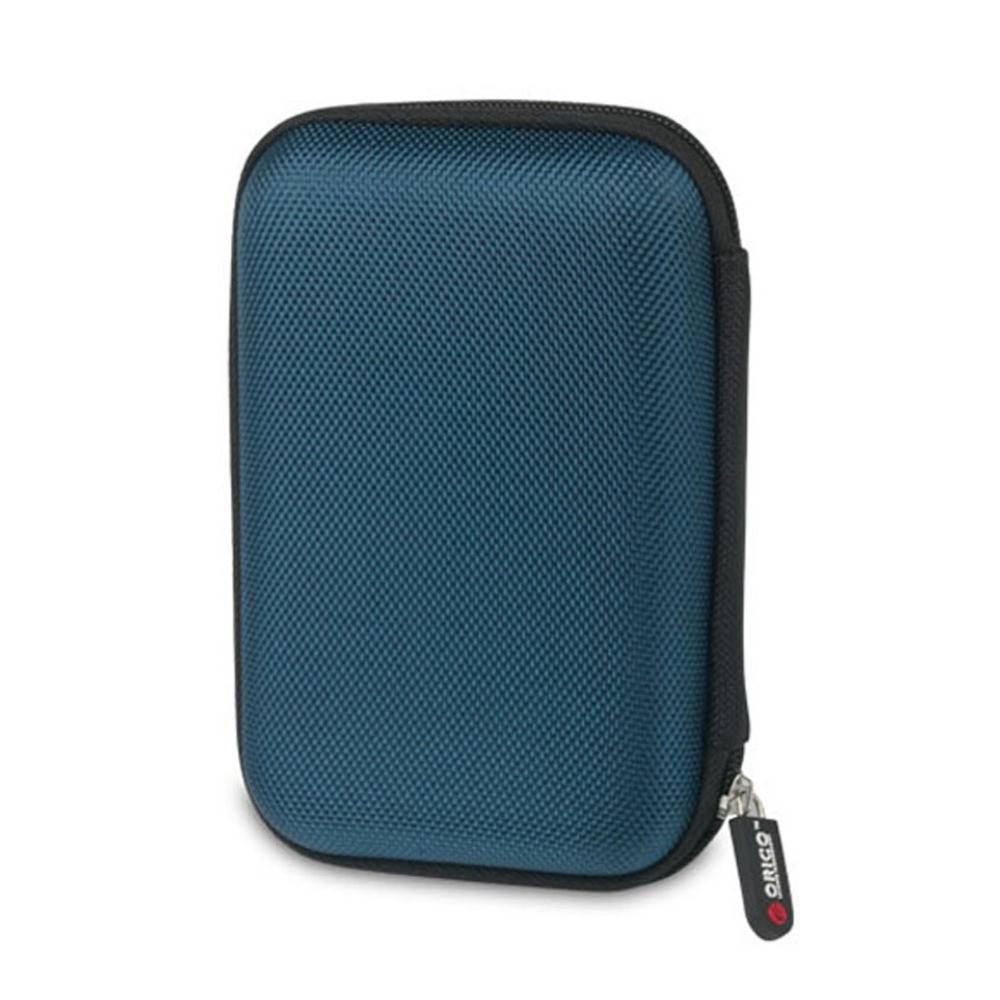 Housse de protection portable / sac de protection pour un disque dur de 2,5  pouces - Comprend un espace pour le câble, etc. - Résistant à l'humidité, à  la poussière et antistatique - Noir - Orico
