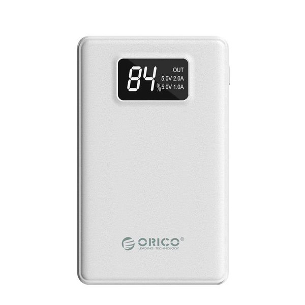 Orico Banque de puissance 12 000mAh avec charge intelligente - Batterie LiPo - Indication LED