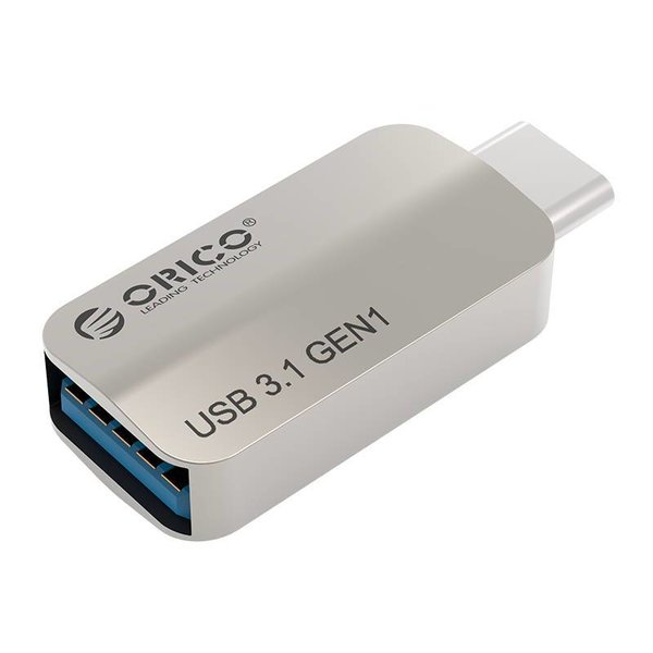 DigitalLife Adaptateur OTG USB-C Type-C vers USB Type-A USB 3.1, Nylon Tress/é