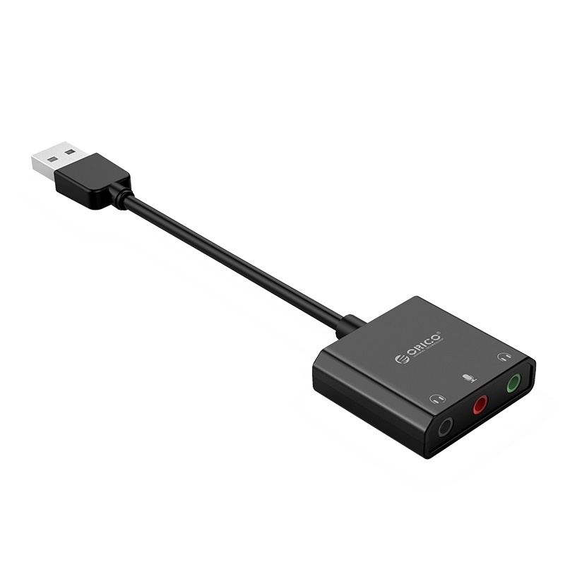 ASHATA Carte Son, DM-HD10 USB 5.1 Adaptateur Audio pour Carte Son Externe  pour Enregistrement karaoké, Carte Son USB Contrôleur Audio USB avec MIC  in