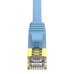 Orico RJ45 Gigabit Ethernet cable - CAT6 - 1000Mbps - Flat cable of 10 meters long - Suitable for router, exchanger, hub etc. - Gold plated pin - Blue