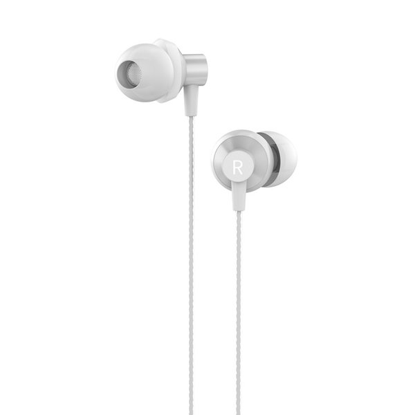Orico In-Ear-Soundplus-Ohrhörer - Kopfhörer / Headset mit Mikrofon und Steuertaste - 3,5-mm-Buchse - Hohe Audioauflösung - Länge 1,2 m - Weiß